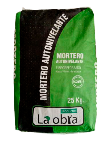 MORTERO AUTONIVELANTE 2-10mm (25Kg, LA OBRA)